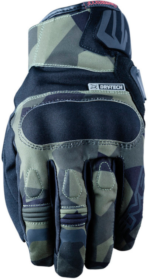 Five BOXER WP Mănuși de motocicletă galben/verde S Figura 1