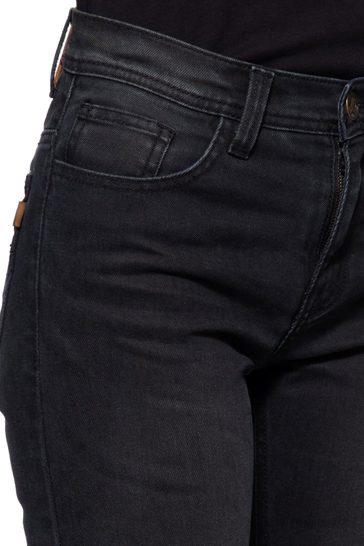 Queen Kerosin Motogear Black Dames Motor Jeans Long 28 Figuur 4