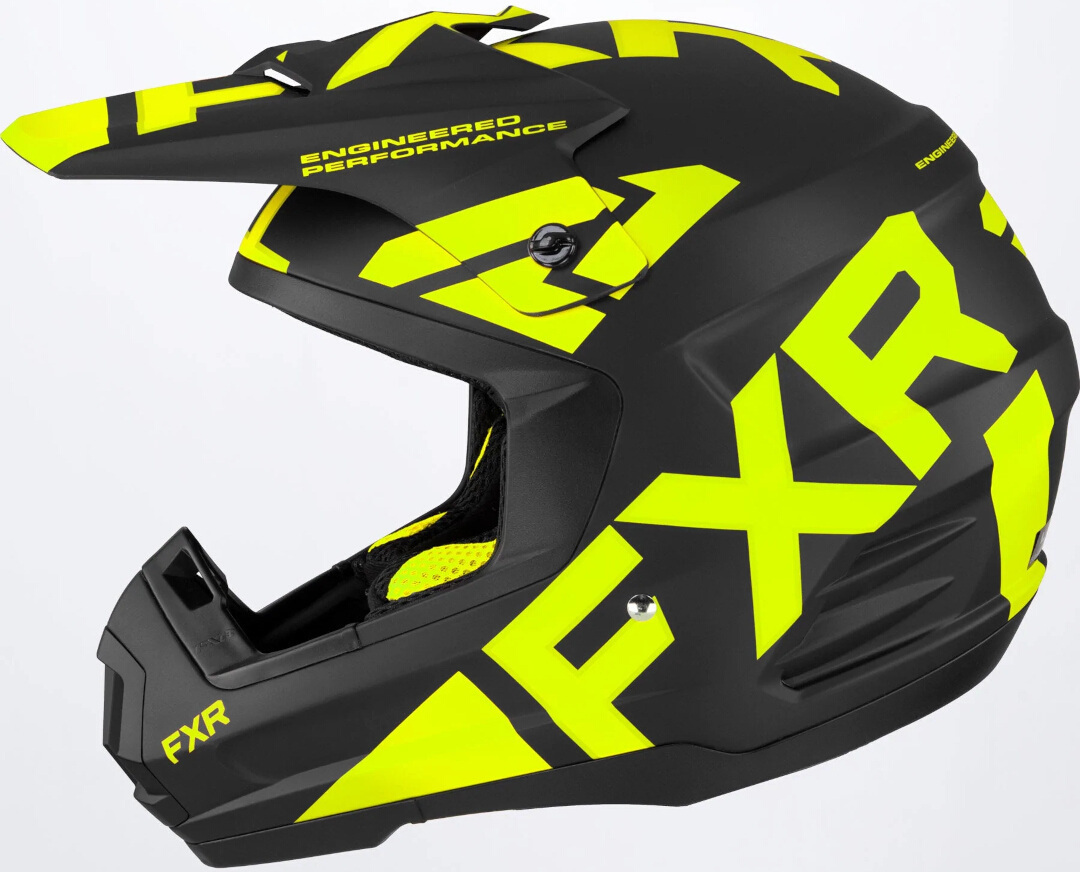 FXR Torque Team Snescooterhjelm sort/gul M (57/58) Figur 2