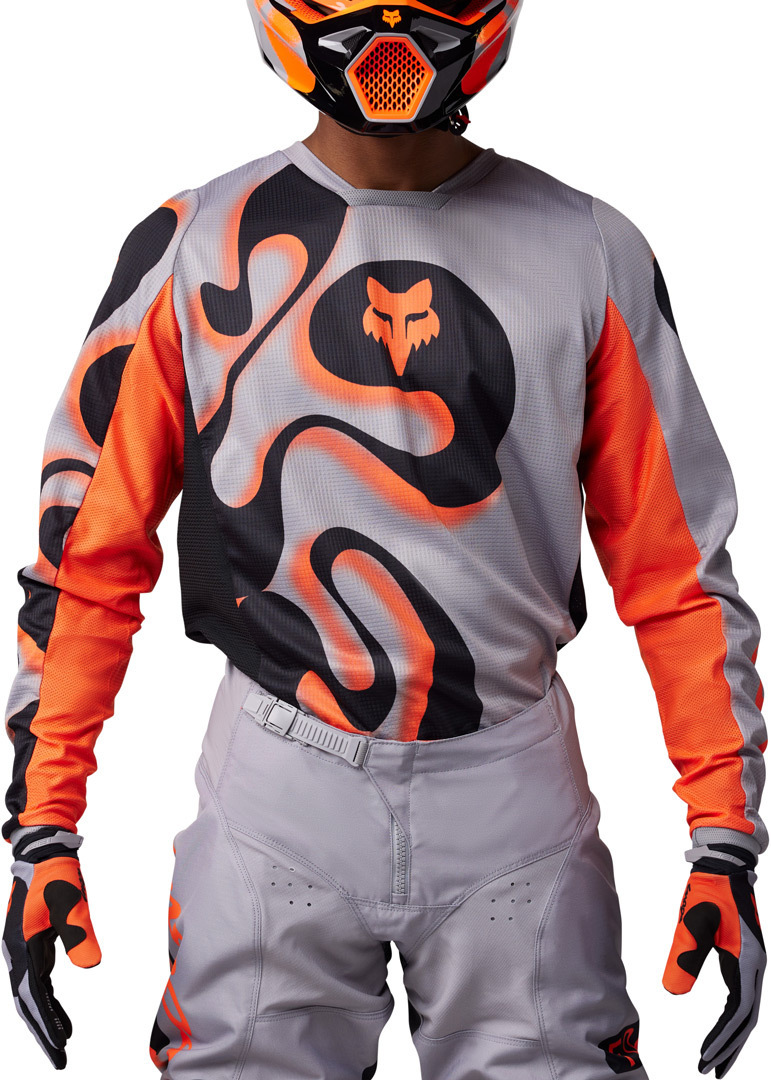 FOX 180 Emotion Motocross trøje grå XL Figur 3