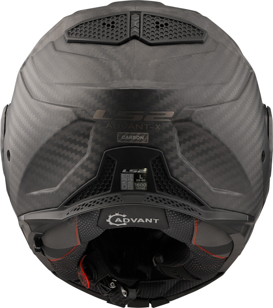 LS2 FF901 Advant X Carbon Helm Carbon mat M (57/58) Figuur 8