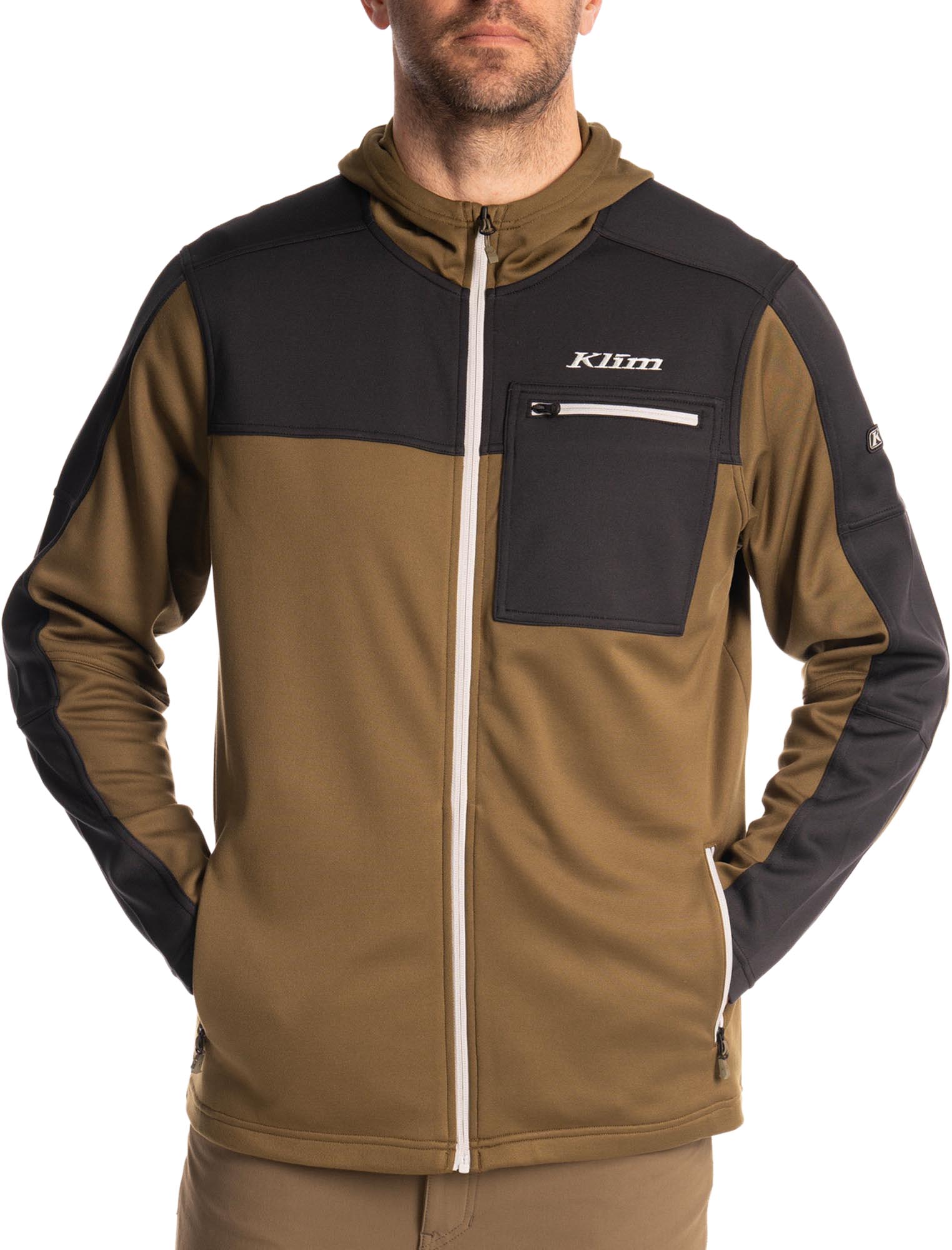 Klim Glacier Jakke brun/sort M Figur 2