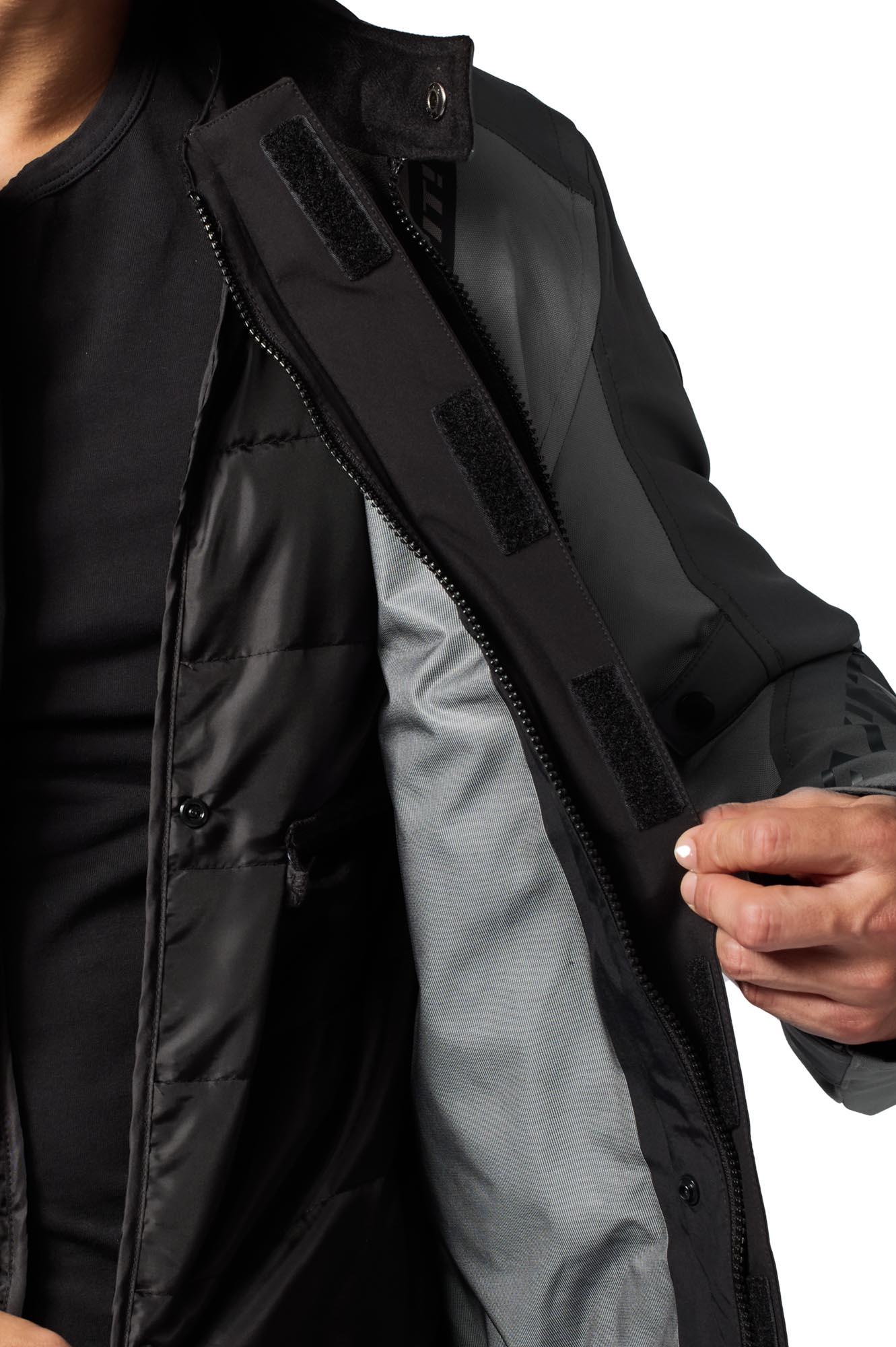 Revit Venator H2O wasserdichte Motorrad Textiljacke grau/hellgrau S Abbildung 9
