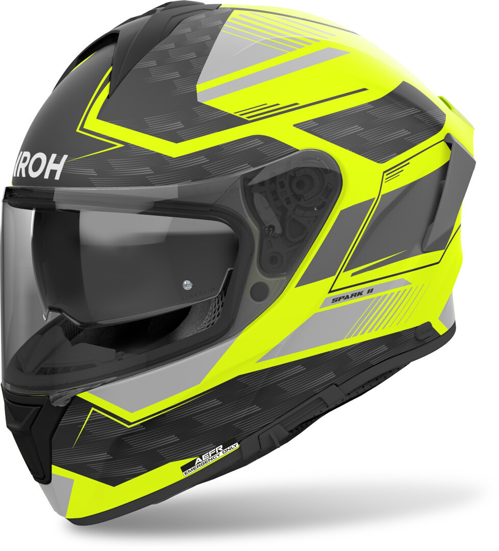 Airoh Spark 2 Zenith Capacete preto/neon-amarelo S (55/56) Figura 1
