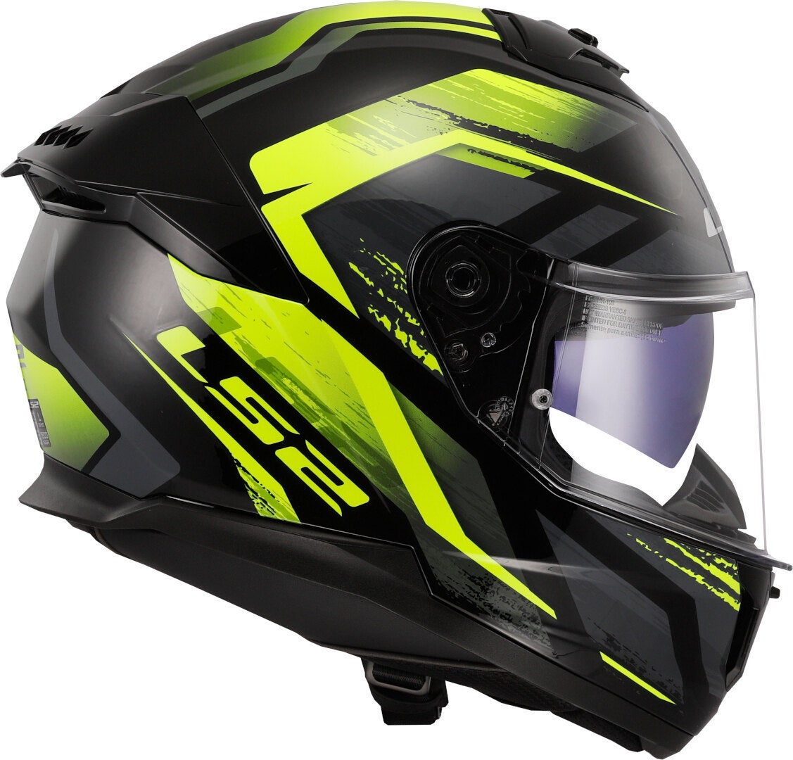 LS2 FF808 Stream II Fury Kask /neonowo-żółty S (55/56) Rysunek 3