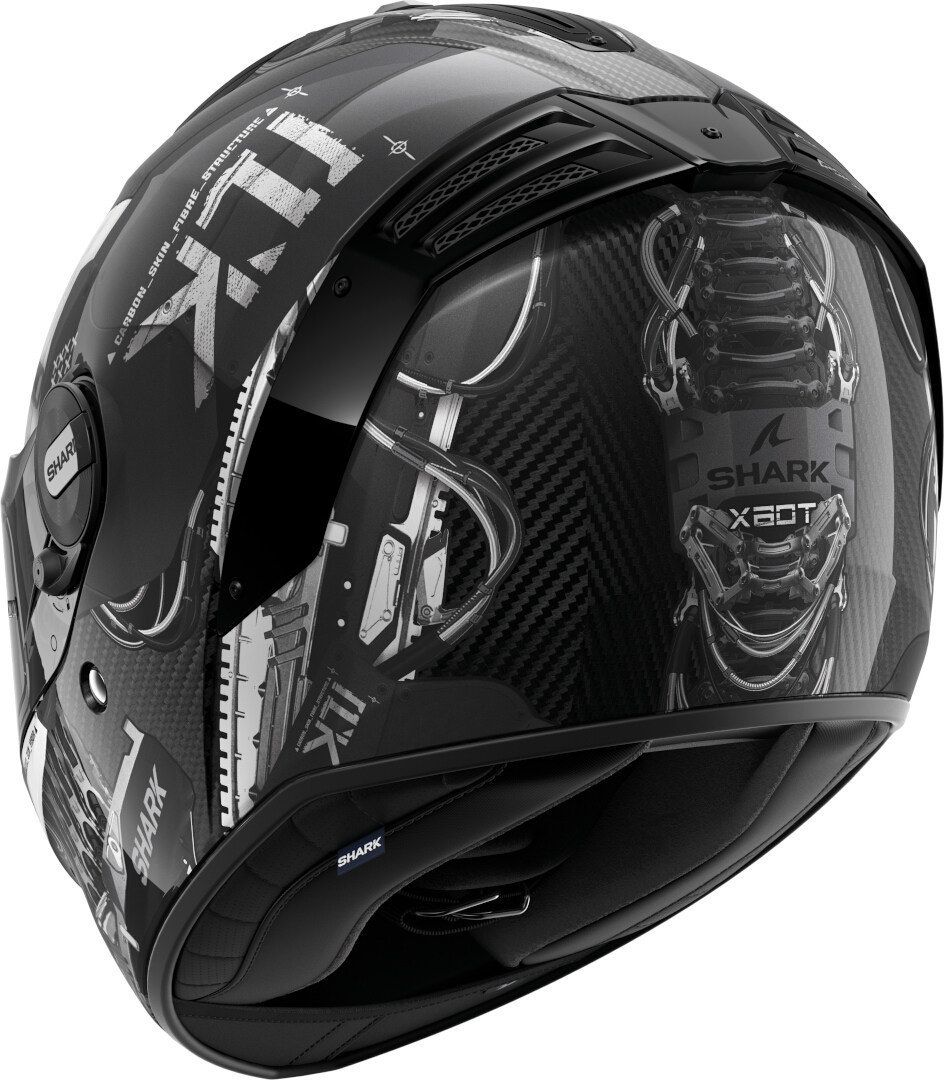 Shark Spartan RS Xbot Carbon Helm schwarz/anthrazit/silber M (57/58) Abbildung 3