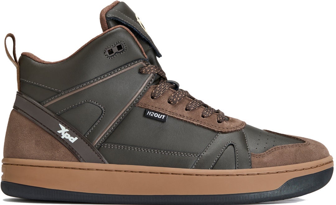 XPD Moto-1 H2Out Chaussures de moto imperméables Marron 40 Figure 1