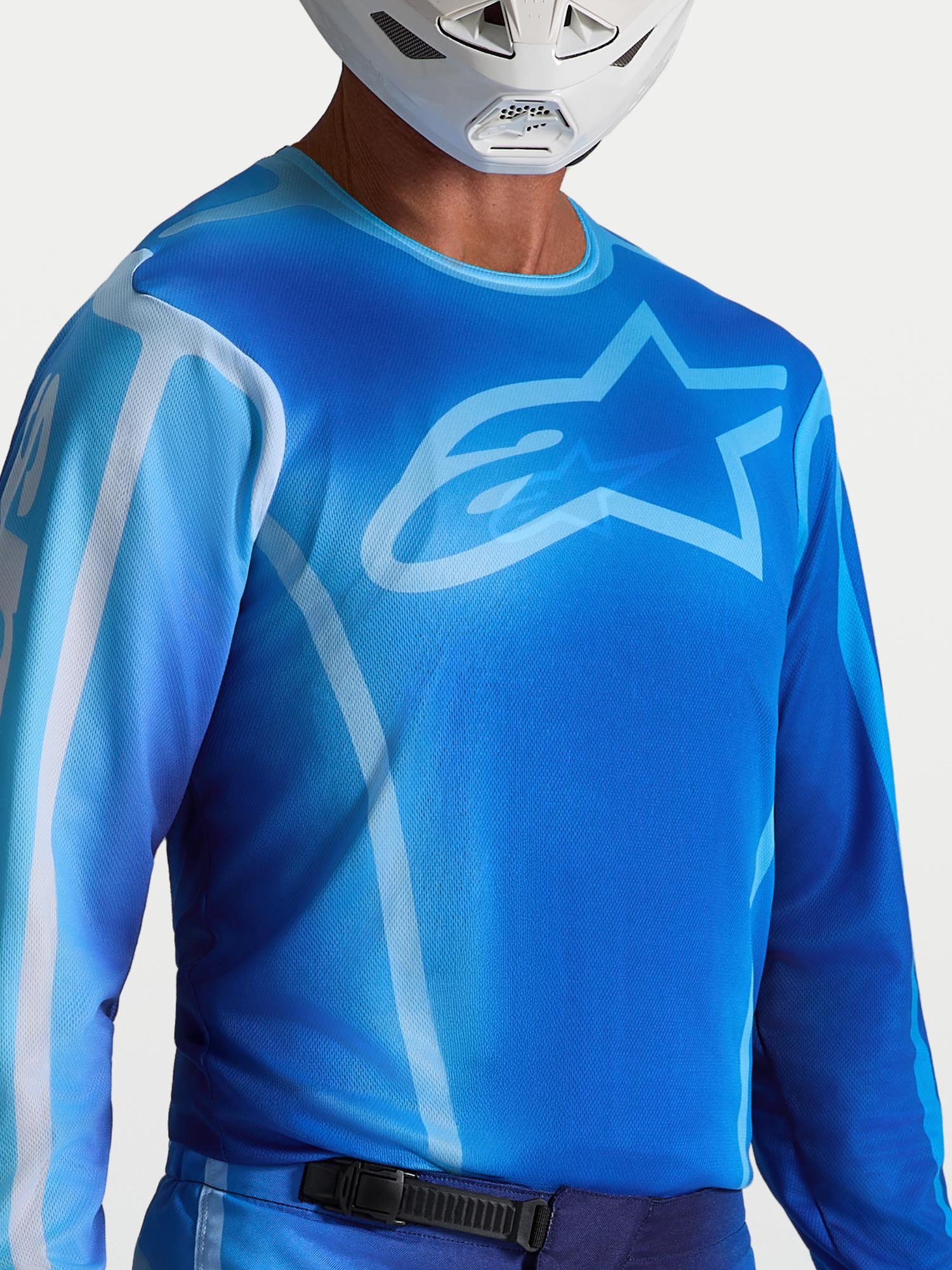 Alpinestars Fluid Kepler Φανέλα μοτοκρός μπλε/γαλάζιο M Γράφημα 5