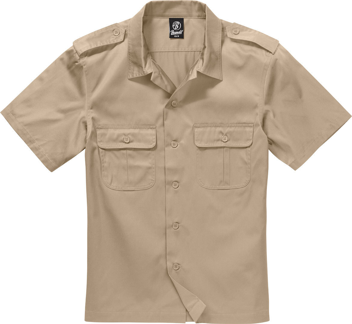 Brandit Us 1/2 Hemd beige L Abbildung 1