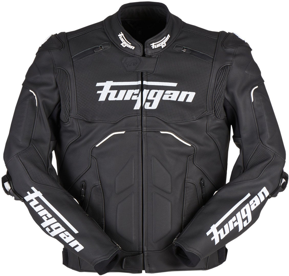 Furygan Raptor Evo 2 Motorcykel læderjakke Sort/hvid L Figur 1