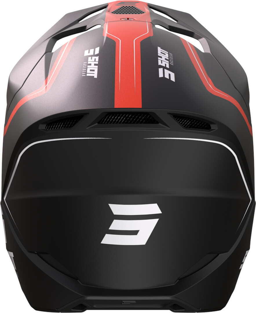 Shot Furious Reflex Motocross hjälm Svart matt/orange XXL (63/64) Figur 2