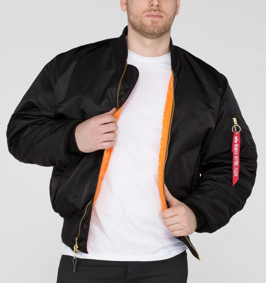 Alpha Industries MA-1 Jacket black M Figure 6