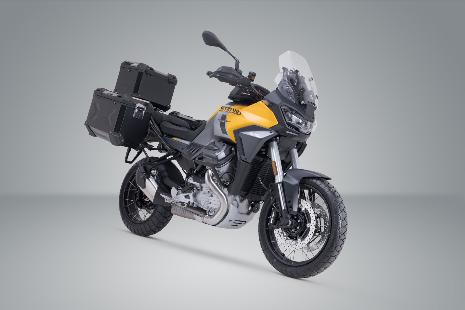 Setul de aventură SW-Motech TRAX ADV - Negru. Moto Guzzi Stelvio (23-). Figura 2