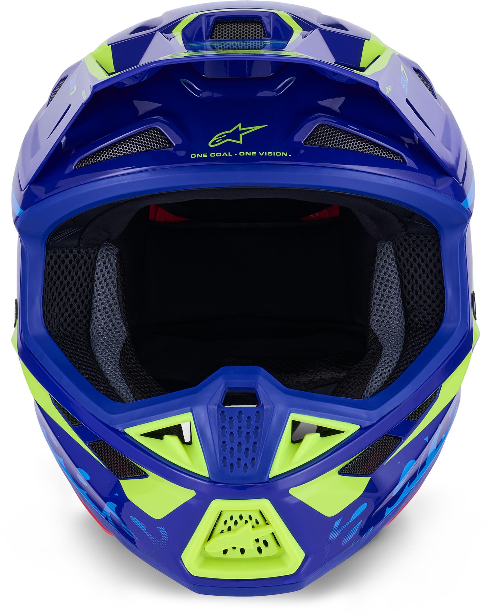 Alpinestars S-M7 Deed Casco da motocross blu/giallo M (57/58) Figura 2