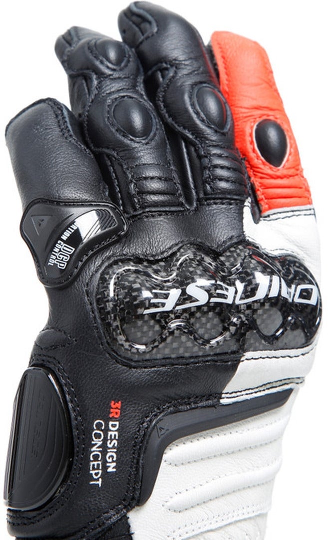 Side view of Dainese Carbon 4 Long Ladies Motorcycle Gloves