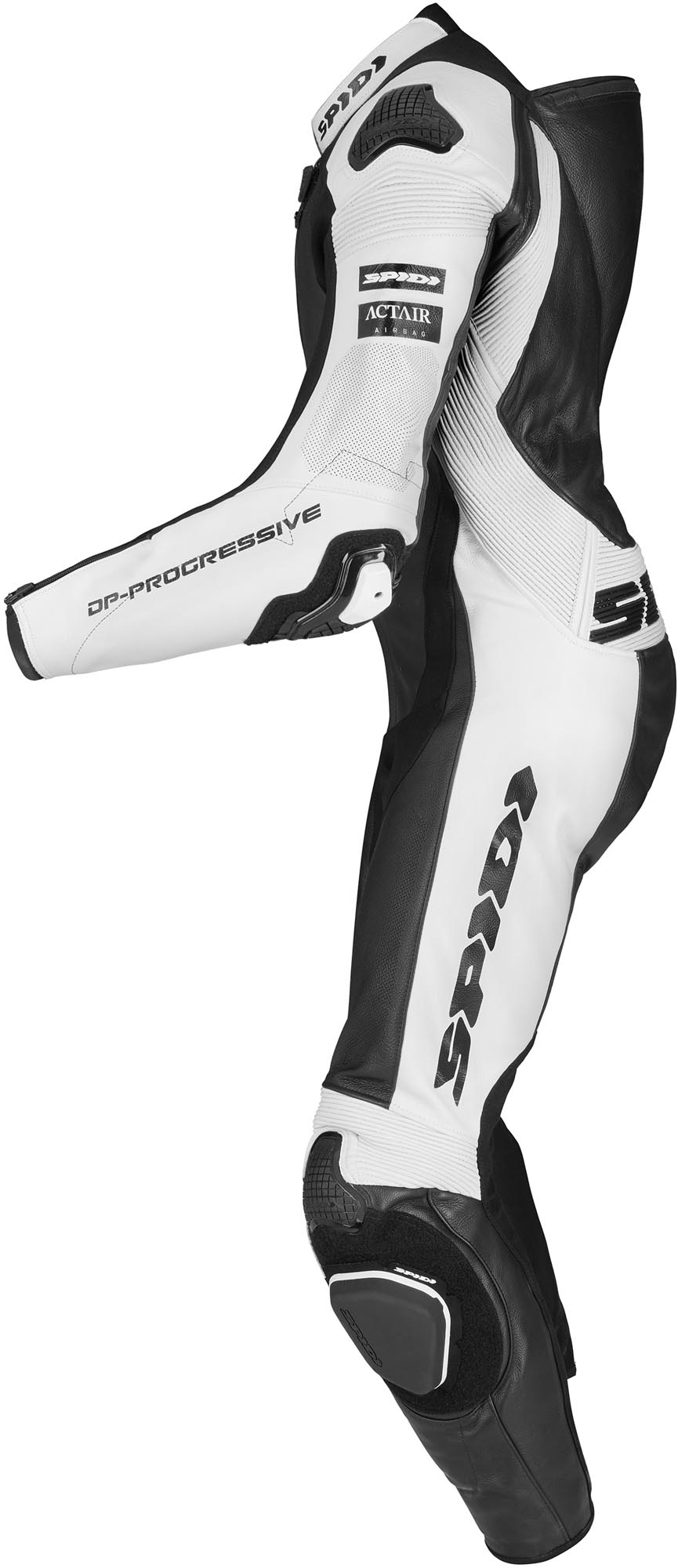 Spidi G1 Race Pro geperforeerd eendelige motorfietsleren pak zwart/wit 50 Figuur 2