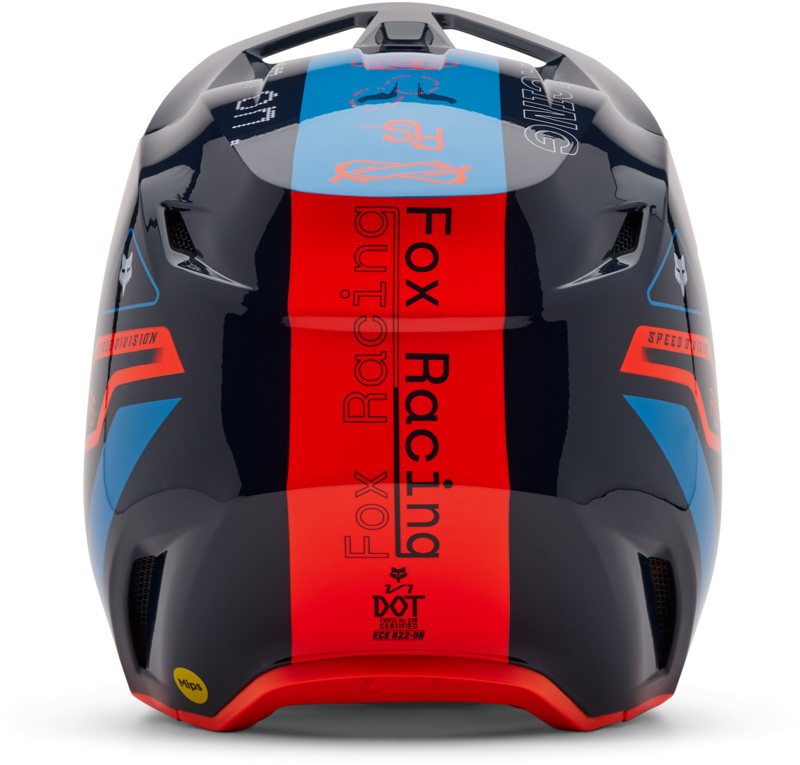 FOX V1 Race Spec MIPS Casco da motocross blu M (57/58) Figura 3