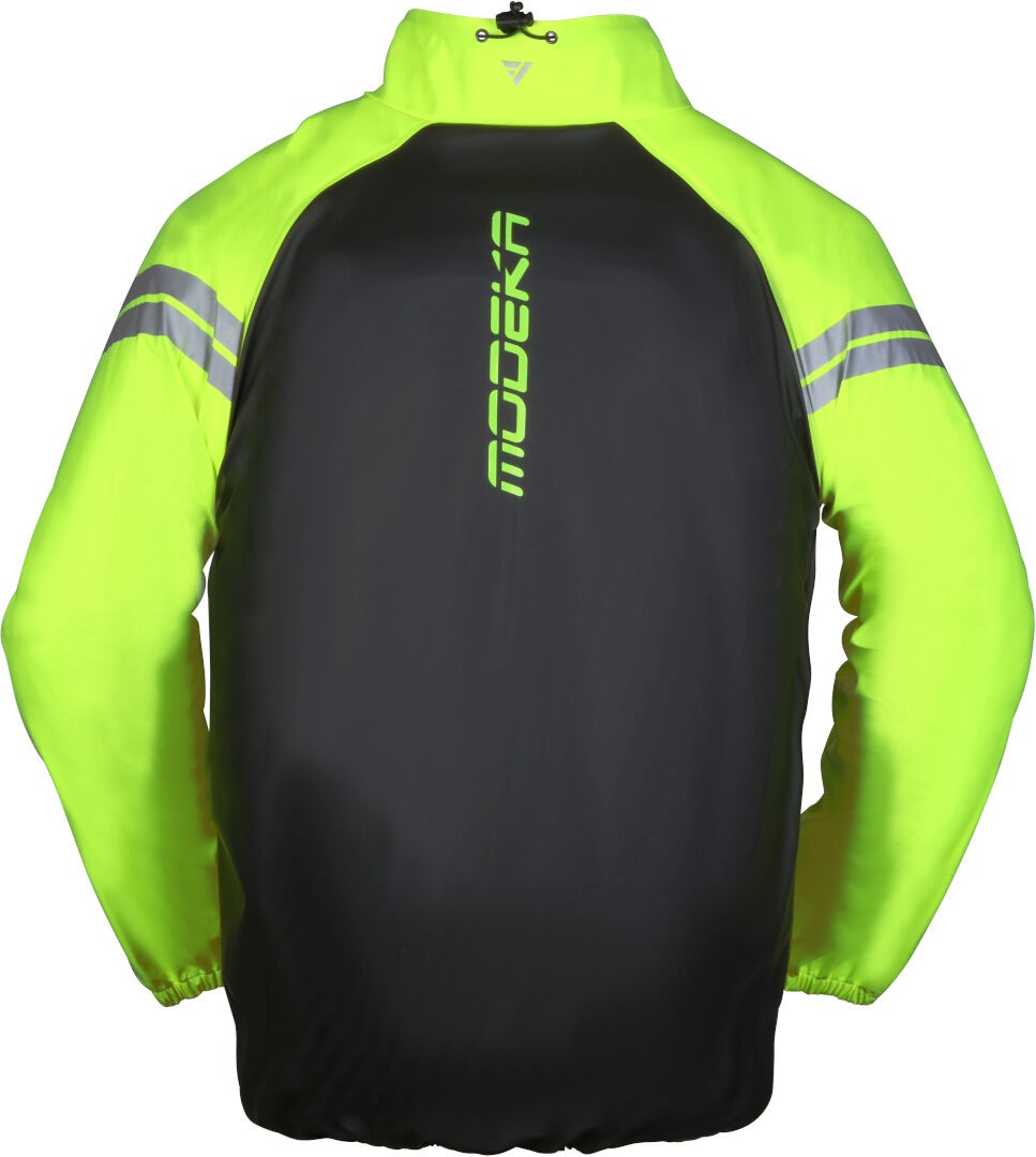 Modeka Flex Dry Motorcycle Rain Jacket black/yellow 3XL Figure 2