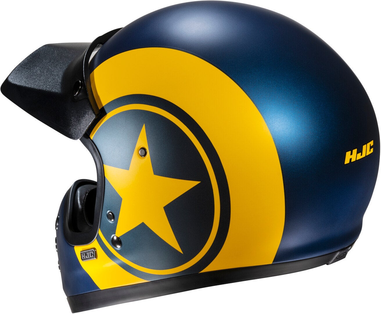 HJC V60 Nyx Helm blauw/geel M (57/58) Figuur 4