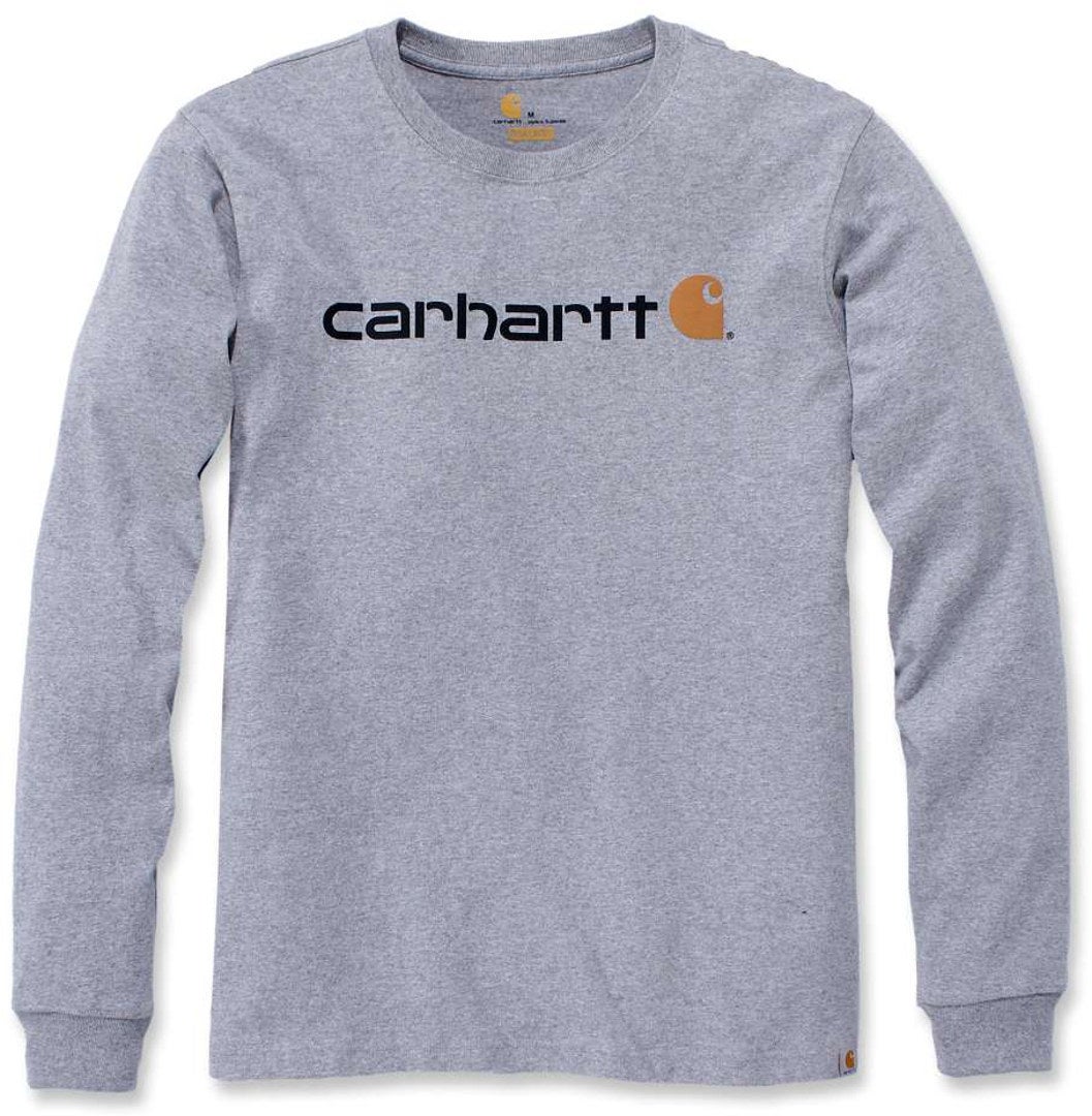 Carhartt EMEA Workwear Signature Graphic Core Logo Langarmshirt hellgrau XL Abbildung 1