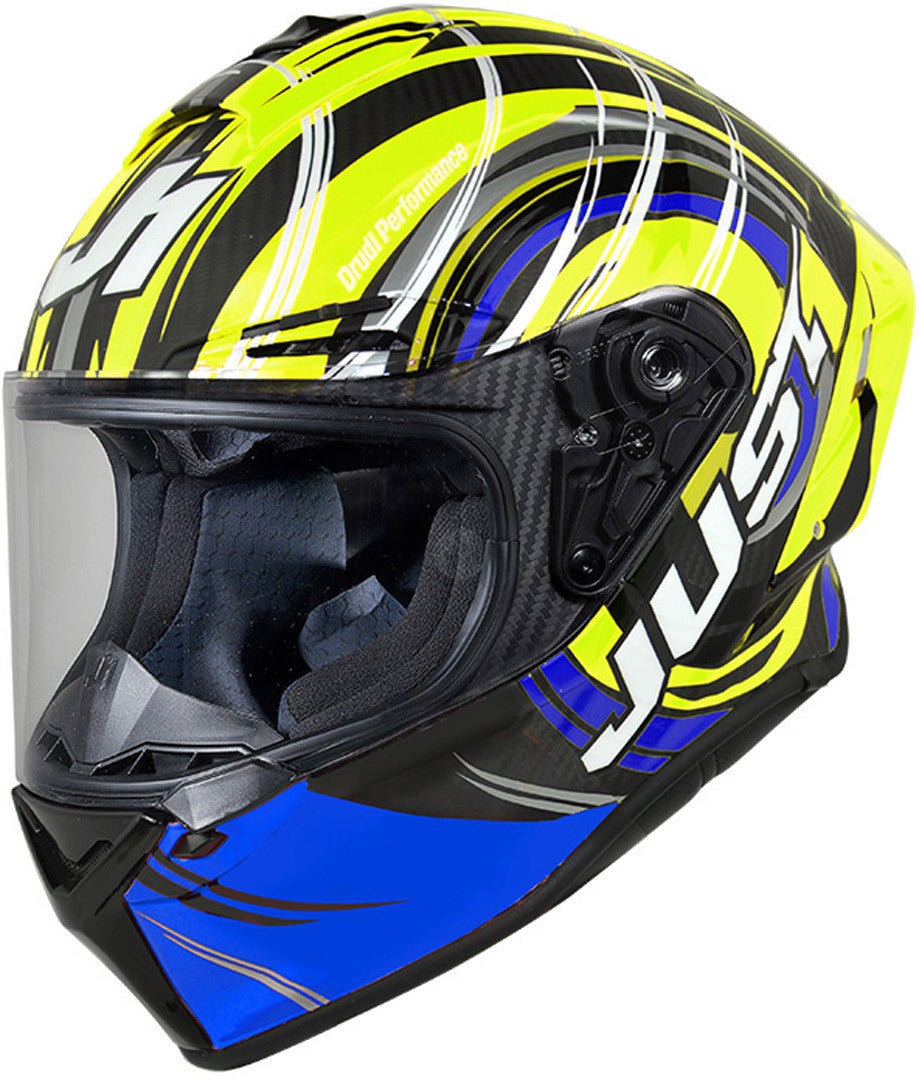 Just1 J-GPR Torres Replica Carbon 22.06 Helmet yellow/blue L (59/60) Figure 1