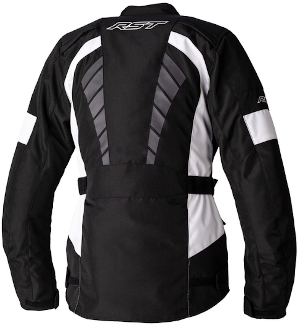 RST Alpha 5 wasserdichte Damen Motorrad Textiljacke schwarz/weiß M Abbildung 2