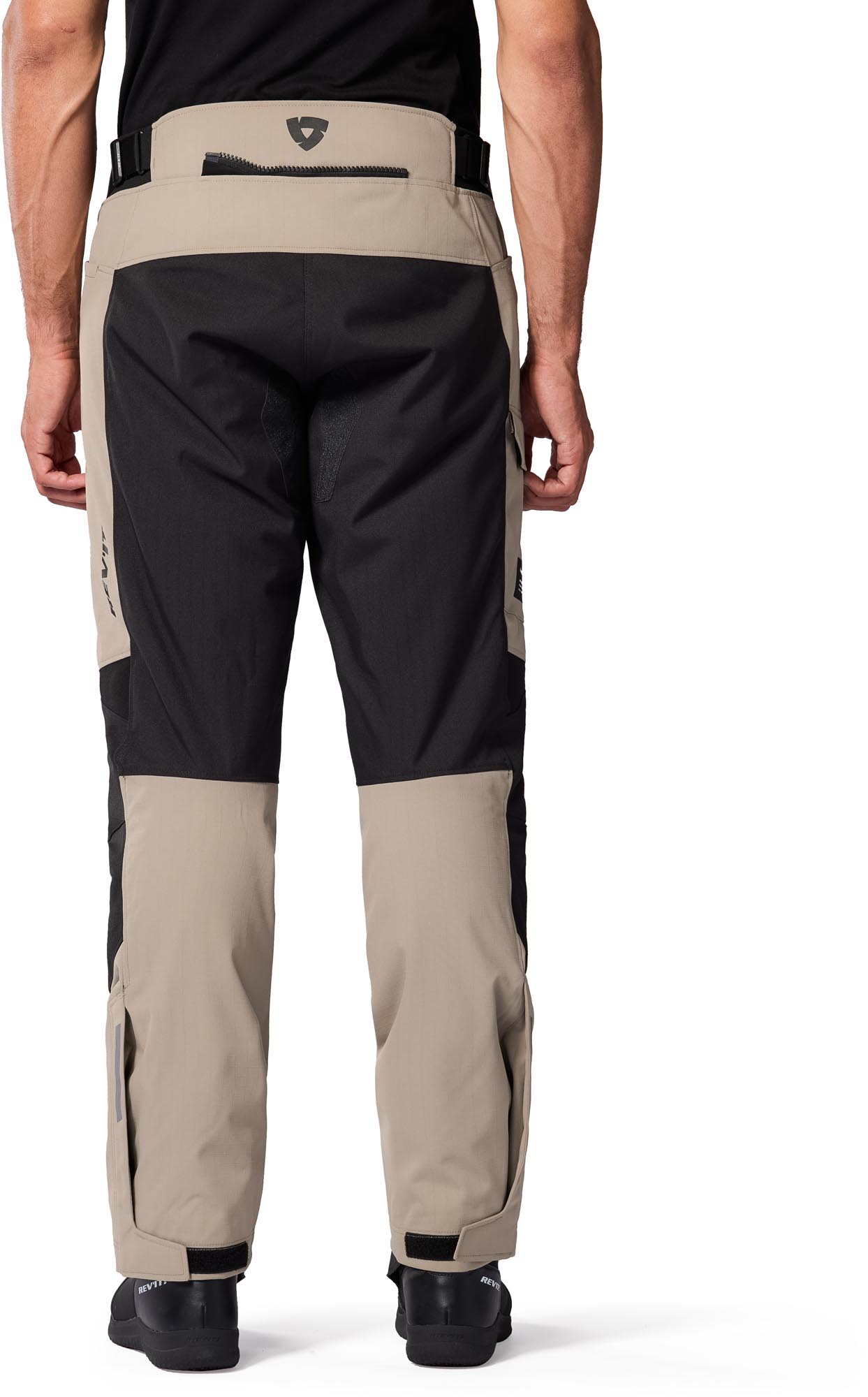 Side view of Revit Convergent H2O waterproof Motorcycle Textile Pants
