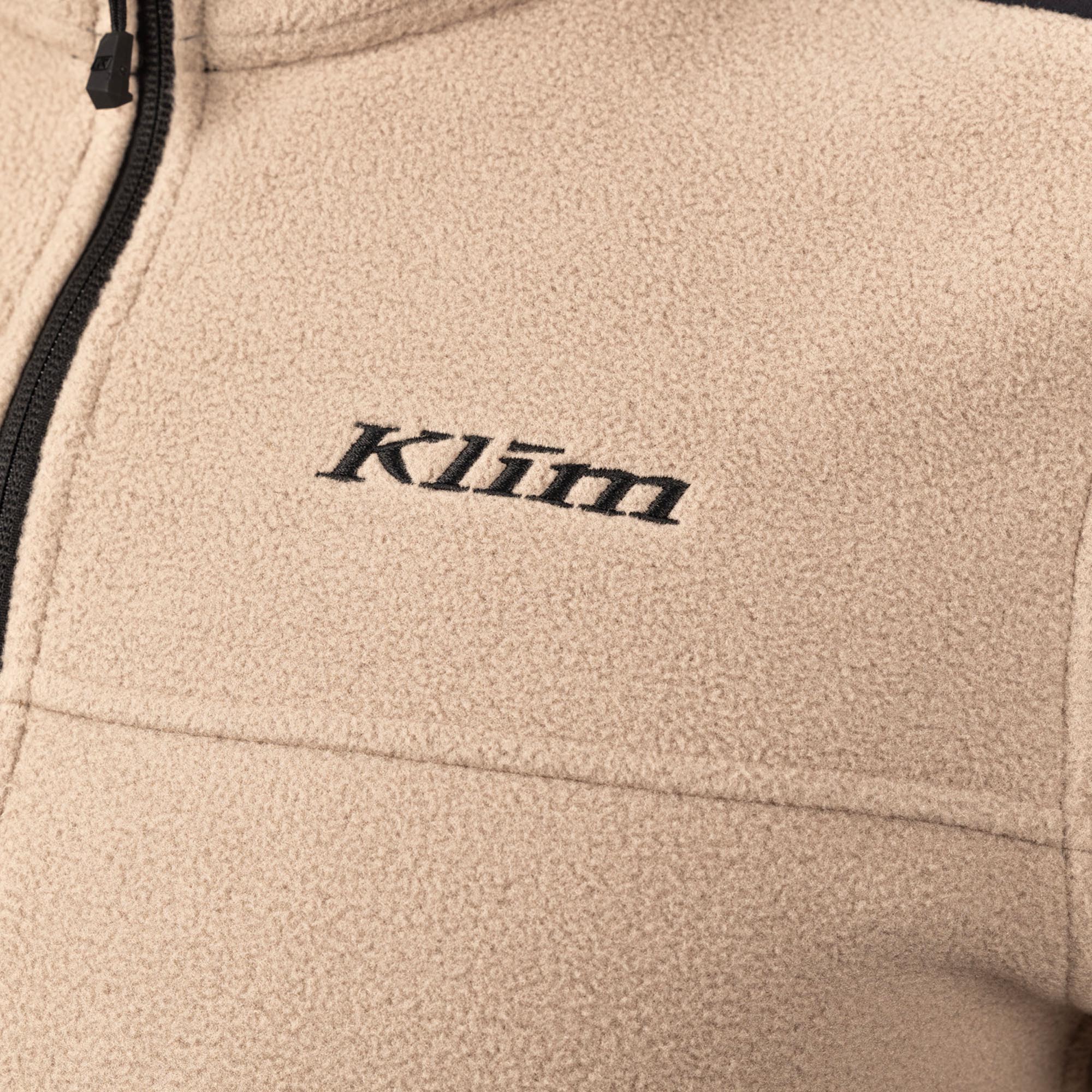 Klim Teton Crest Fleece Jacke beige/schwarz S Abbildung 5