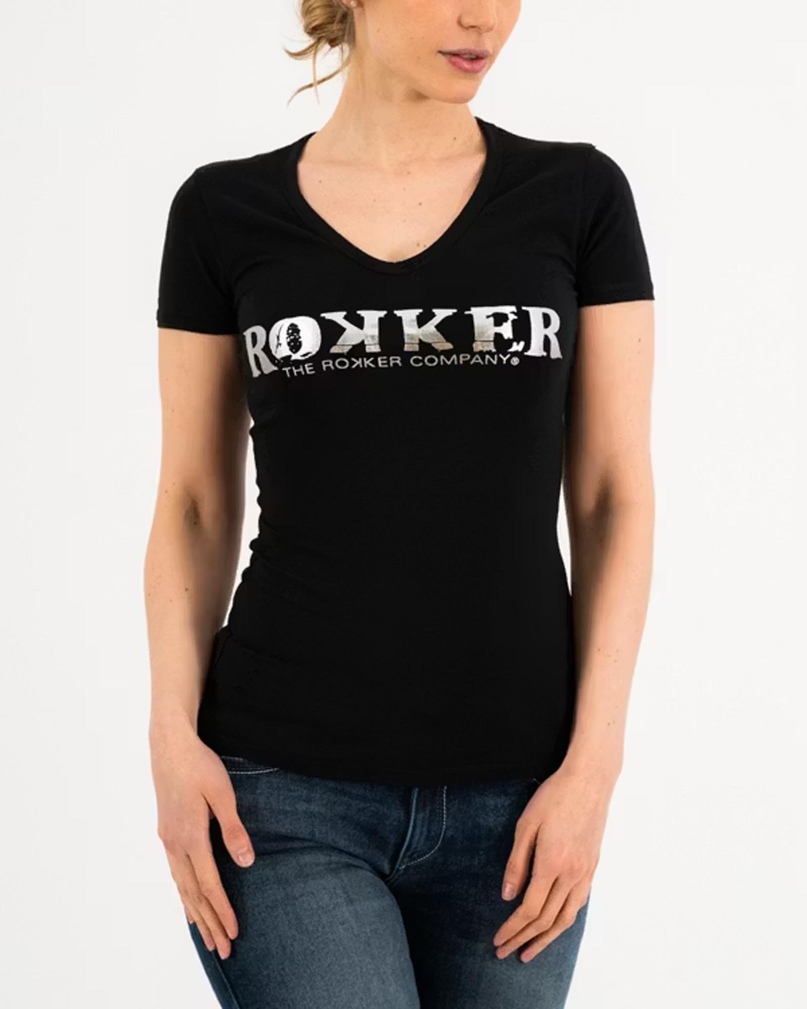 Rokker Logo Camiseta feminina Artigo principal Figura 1