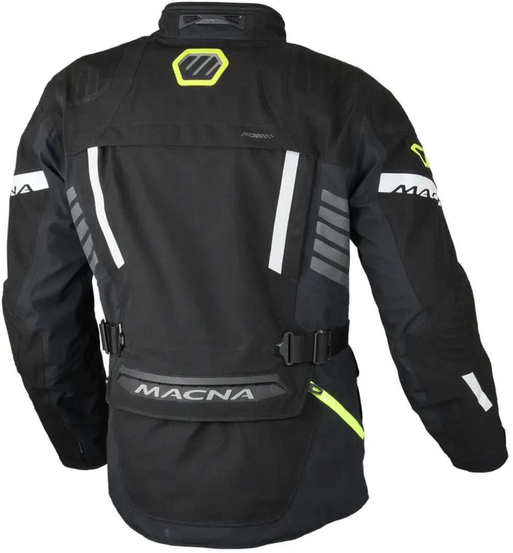 Macna Ultimax 2.0 waterproof Motorcycle Textile Jacket black/neon-yellow/anthracite XXL Figure 2