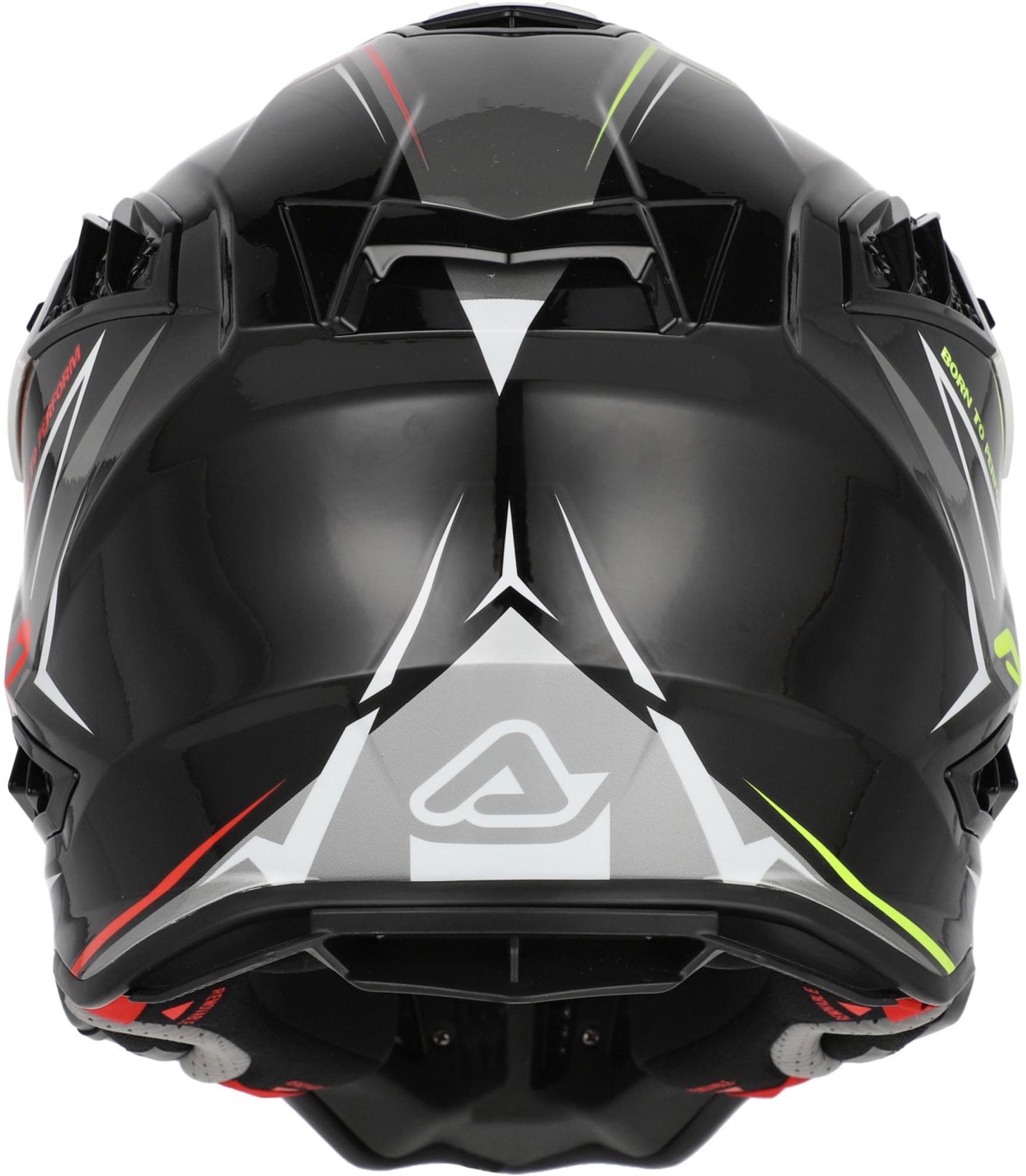 Acerbis Airstrike-X Graphic Cască de motocross negru/portocaliu/argintiu S (55/56) Figura 7