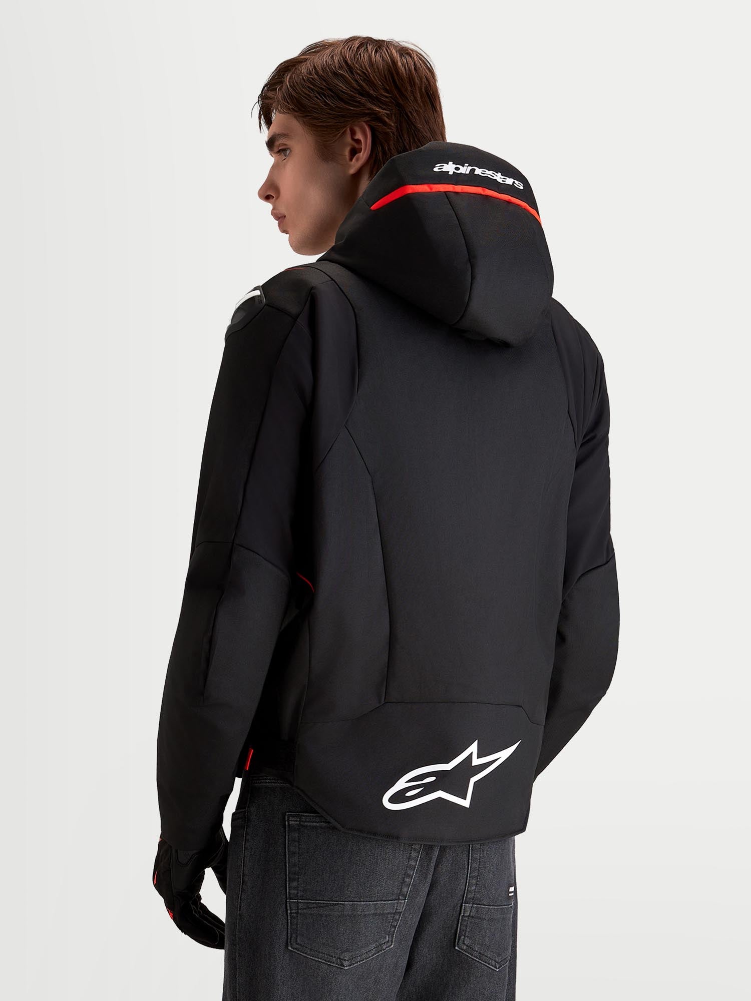 Alpinestars Zaca V2 Jachetă textilă impermeabilă pentru motociclete Negru/Roșu 4XL Figura 7