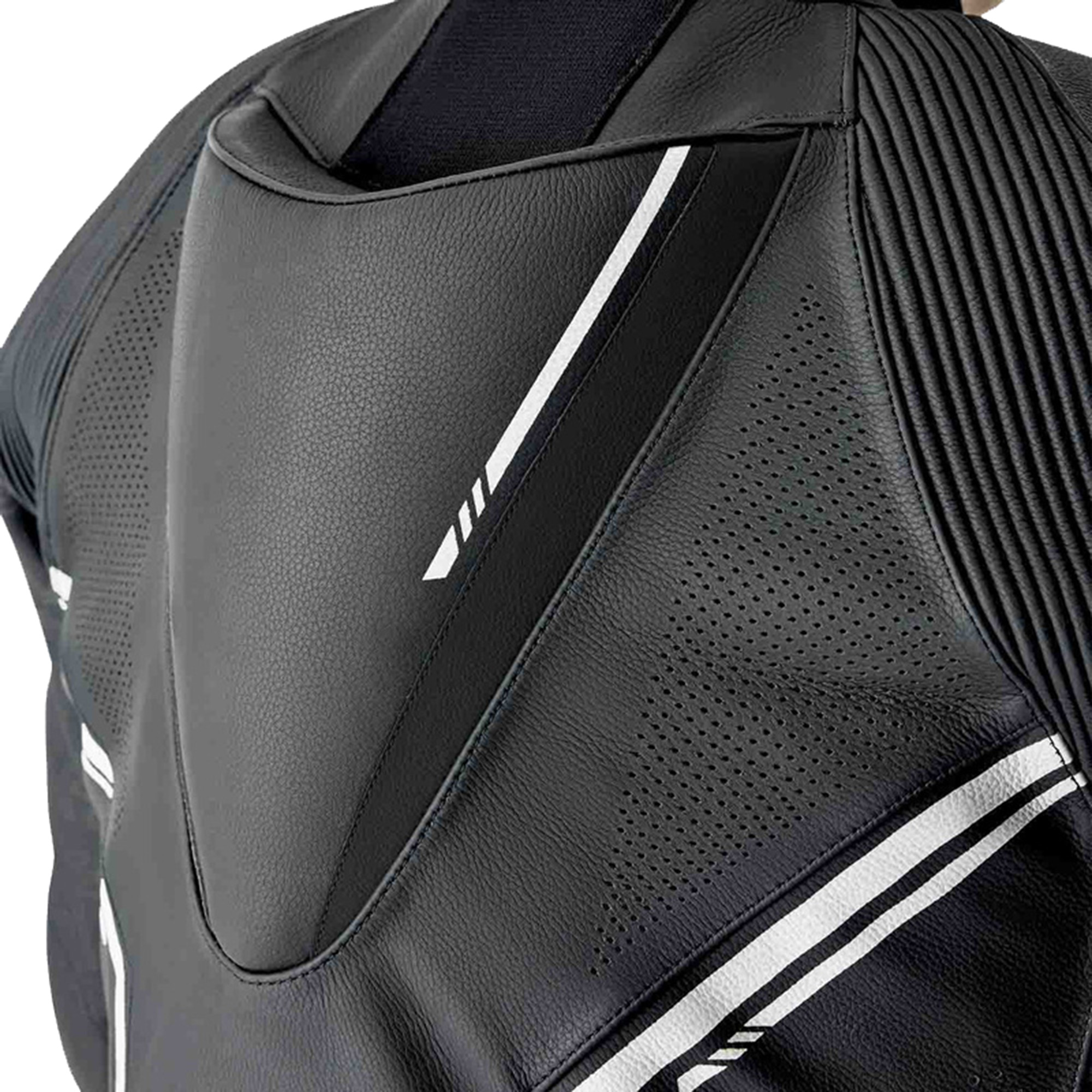 RST S1 D3O perforerad endelad motorcykelläderdräkt svart/vitt 60 Figur 7