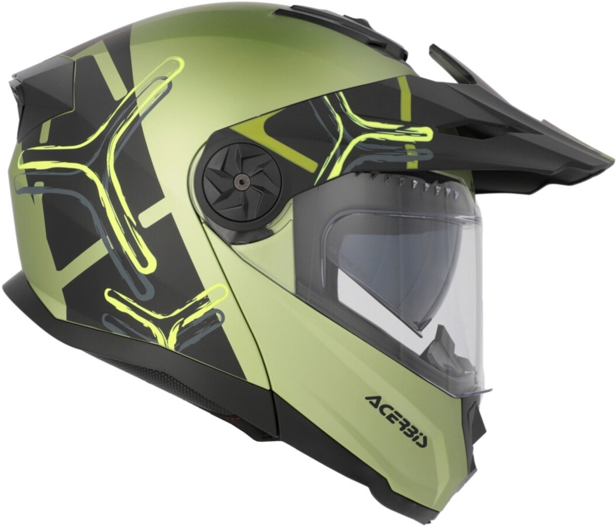 Acerbis Rider Graphic Casque Noir/vert mat S (55/56) Figure 14