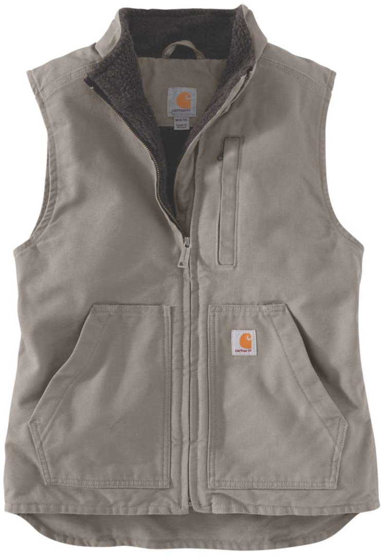 Carhartt Sherpa Lined Mock Neck Vestă pentru doamne Gri S Figura 1