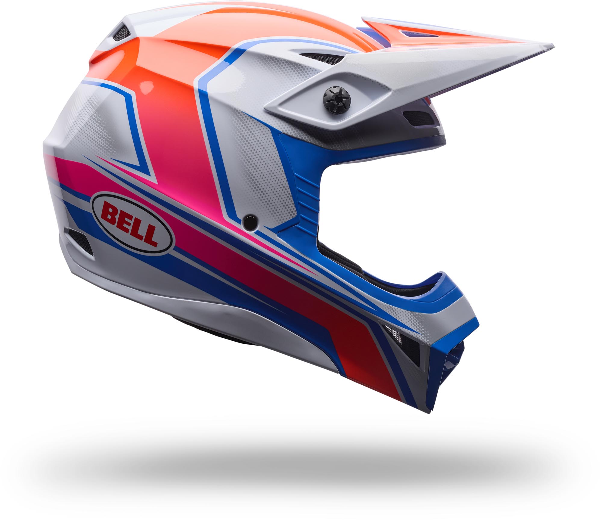 Bell MX-10 MIPS Speedway Kask motocrossowy biały/niebieski L (59/60) Rysunek 2