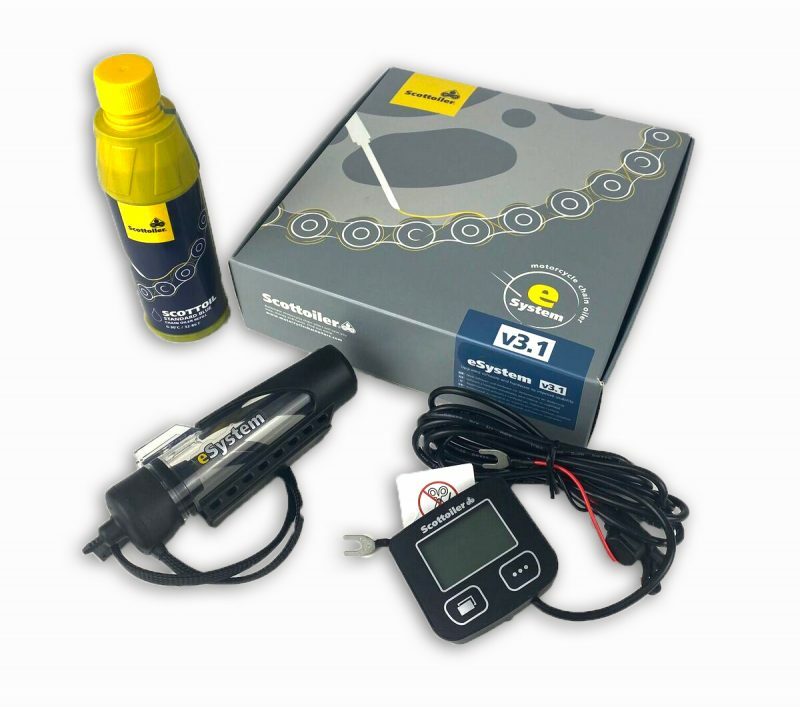 SCOTTOILER eSystem 3.1 Uleior de lanț + Lubrifiant albastru standard Figura 2