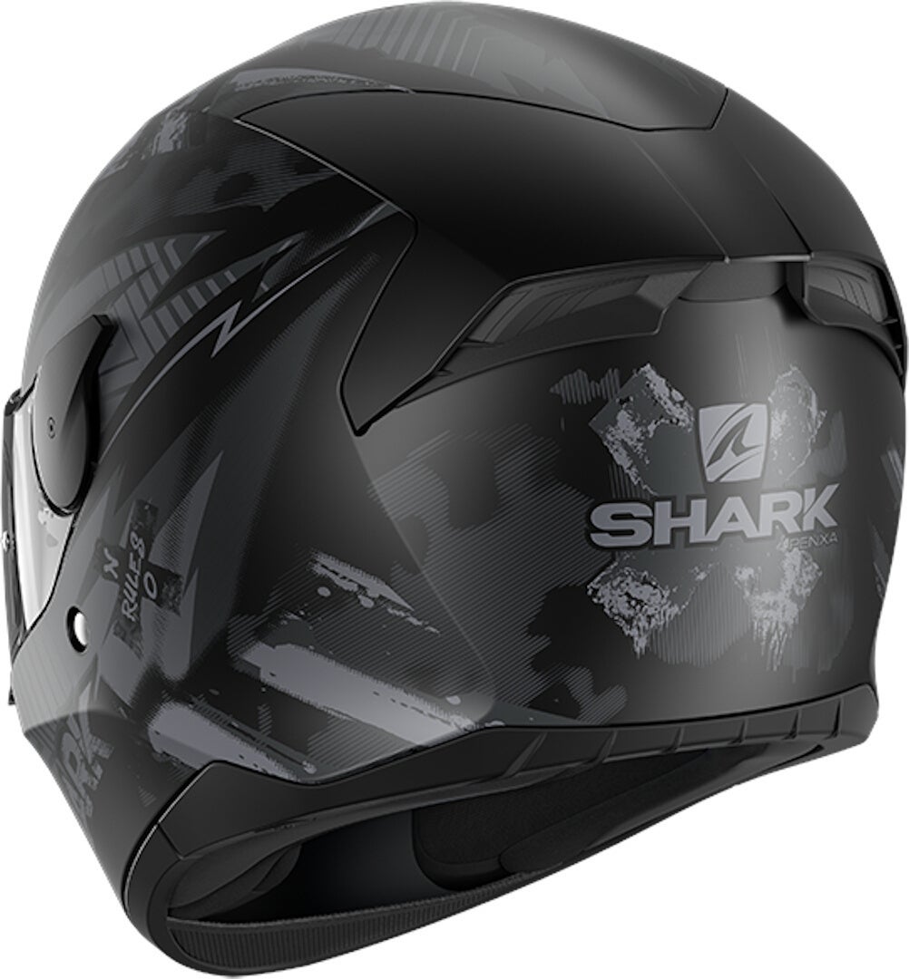Shark D-Skwal 2 Penxa Casco nero opaco/grigio S (55/56) Figura 5