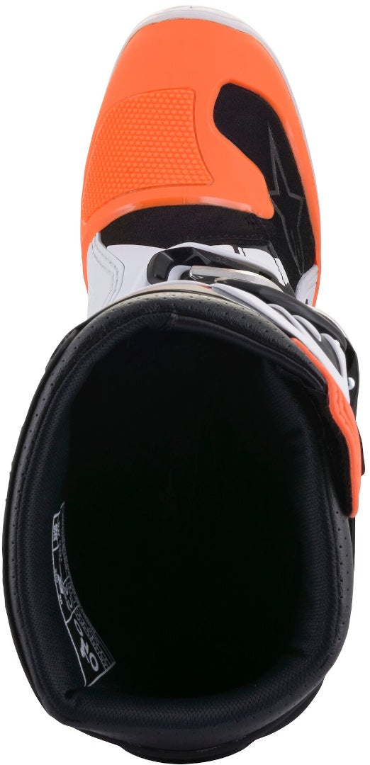 Alpinestars Tech 7S Motocrossstøvler til unge sort/hvid/orange 34 Figur 3