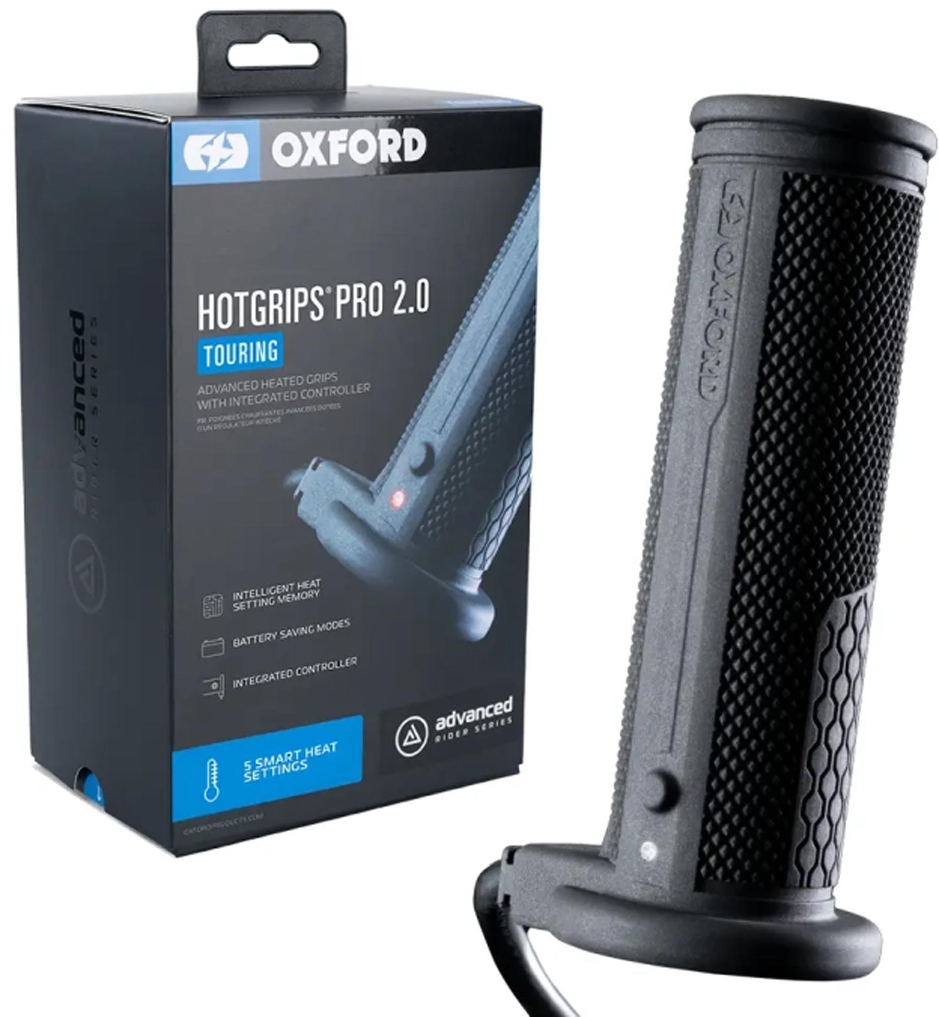 Oxford HotGrips Pro 2.0 Touring Heated Motorcycle Grips Figure 1