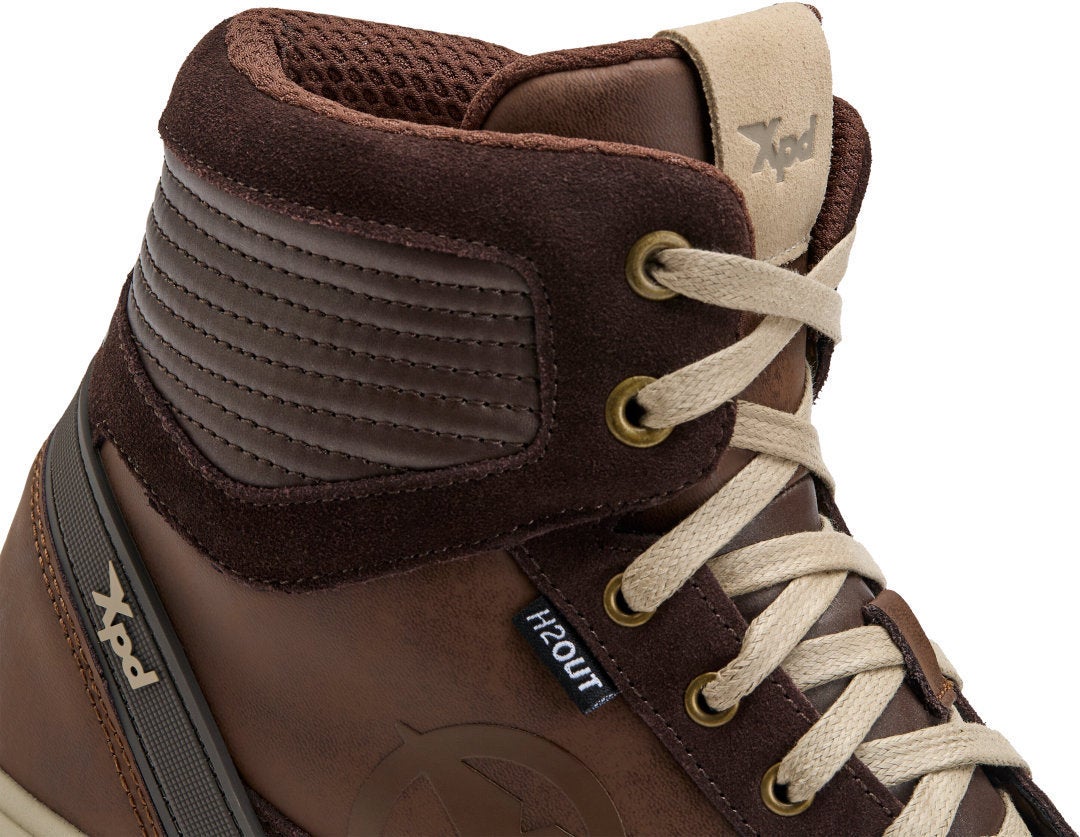 Side view of XPD Moto Way H2Out waterproof Motorcycle Shoes