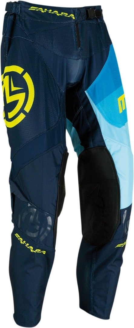 Moose Racing Sahara Racewear Motocross bukser blå/gul 36 Figur 1