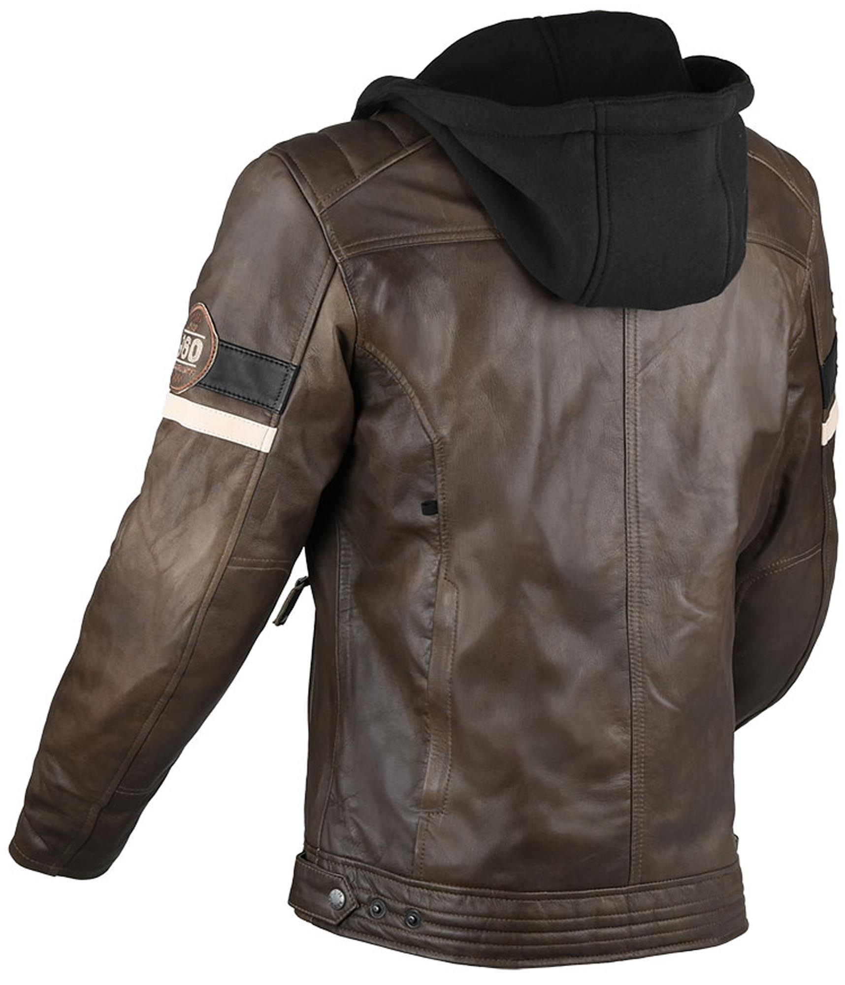 DIFI Detroit 3 Motorrad Lederjacke beige 56 Abbildung 2