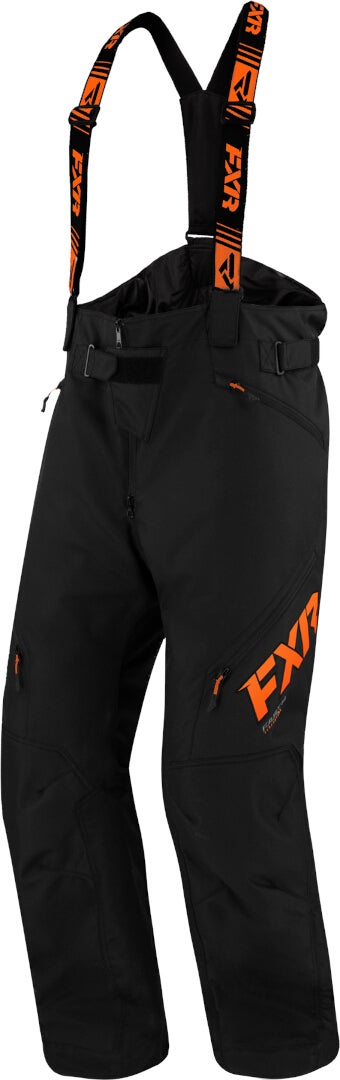 FXR Clutch FX 2023 Snowmobile Bib Pants black/orange L Figure 1