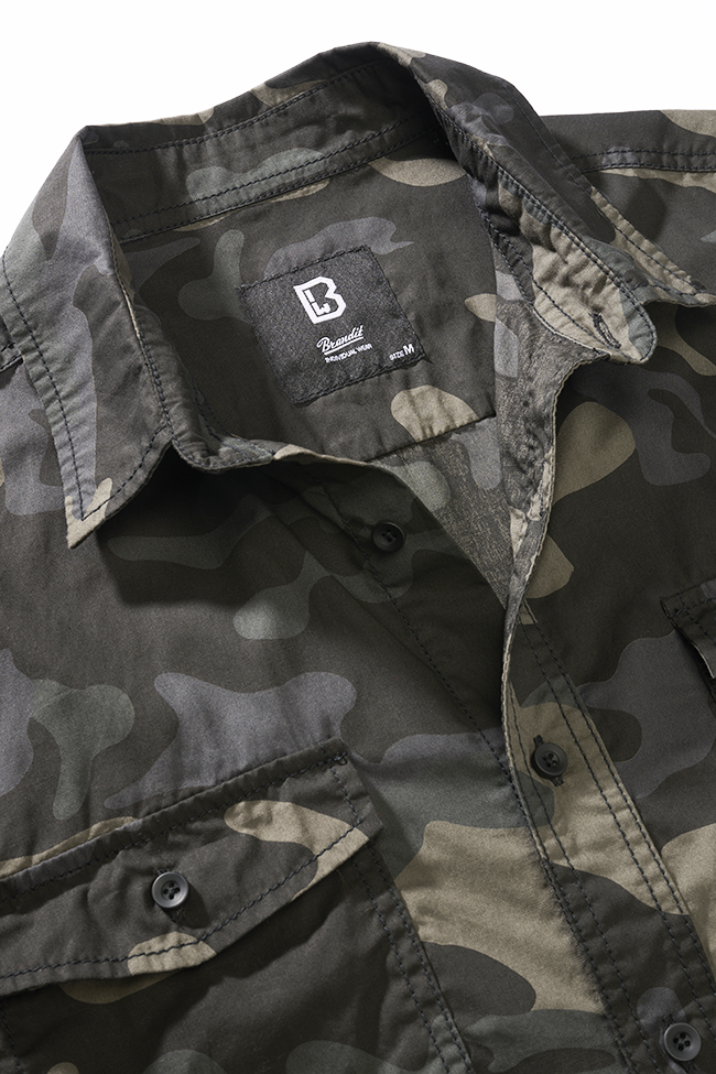 Brandit Roadstar Kurzarmhemd dunkles camouflage 6XL Abbildung 3