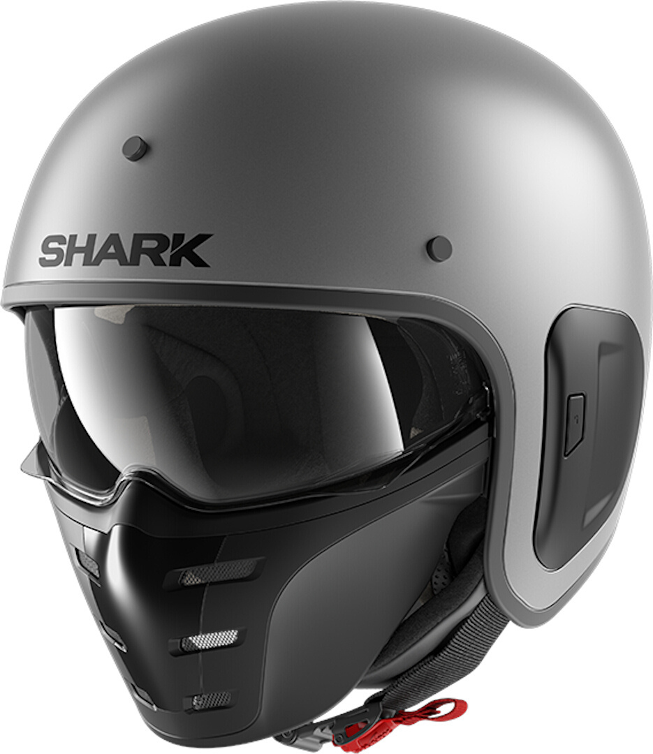 Shark S-Drak 2 Blank Jethelm grau matt M (57/58) Abbildung 1