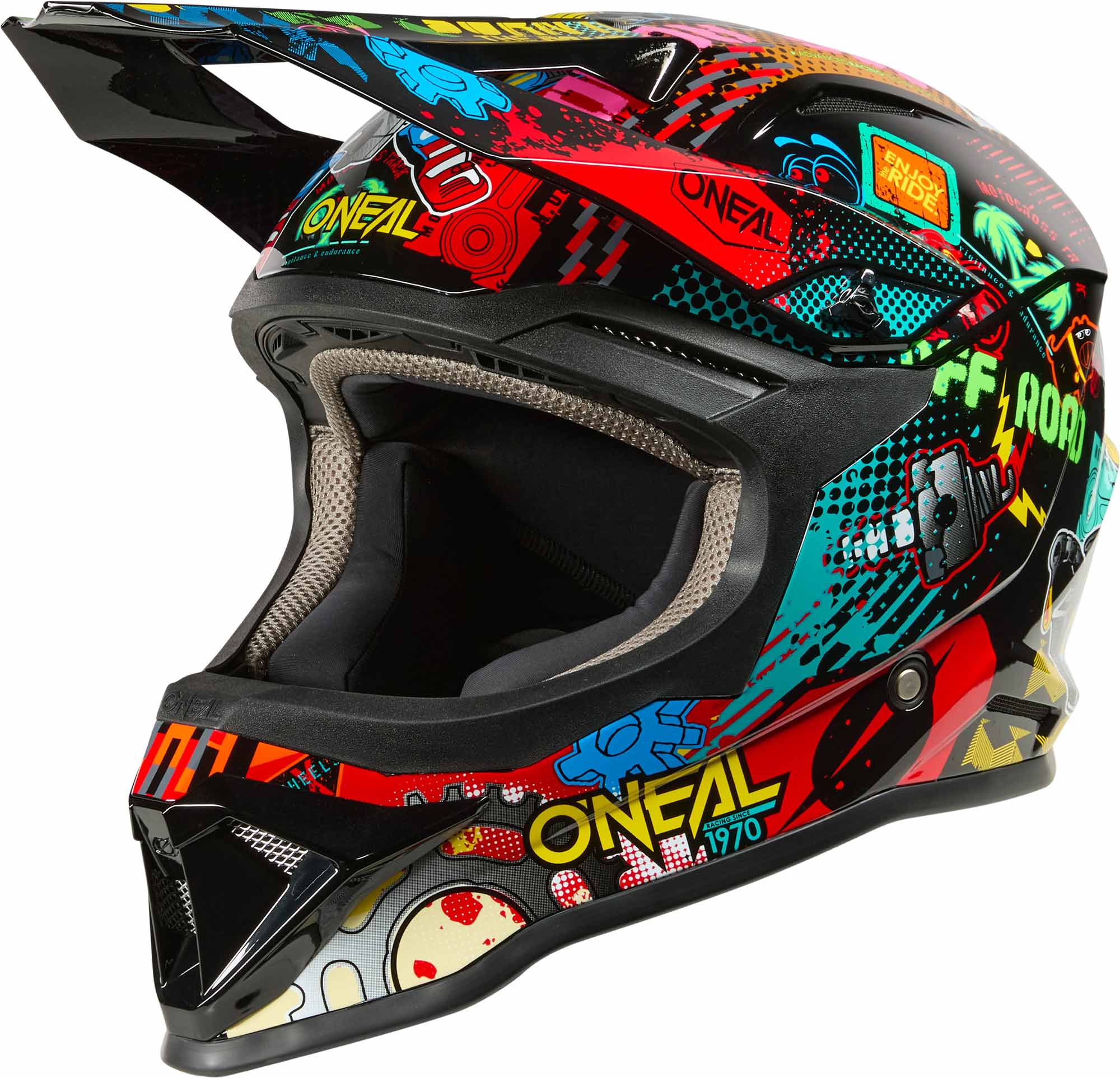 Oneal 1SRS VIBRANT Casque de motocross pour jeunes Article principal Figure 1
