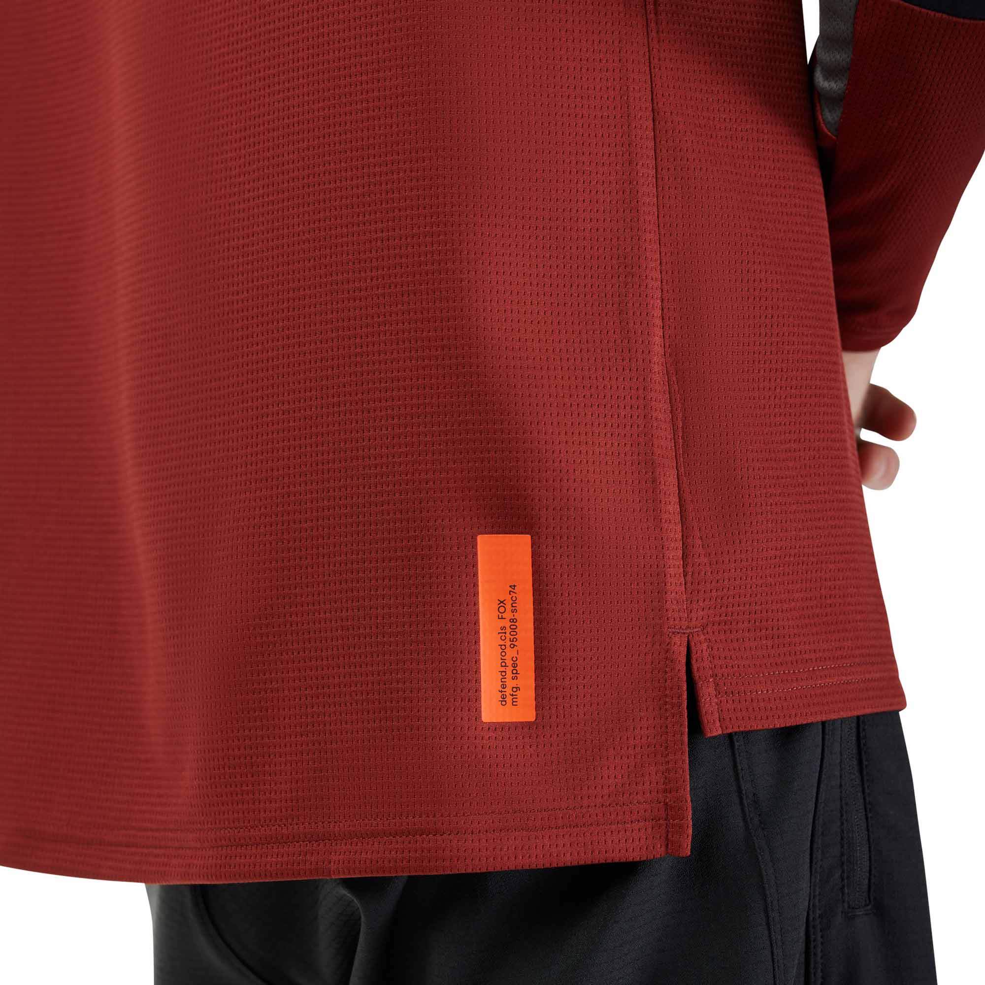 FOX Defend LS Bicycle Jersey dark red M Figure 6