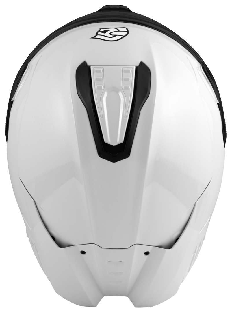FC-Moto Hawk EVO Solid Helm weiß metallic XL Abbildung 6