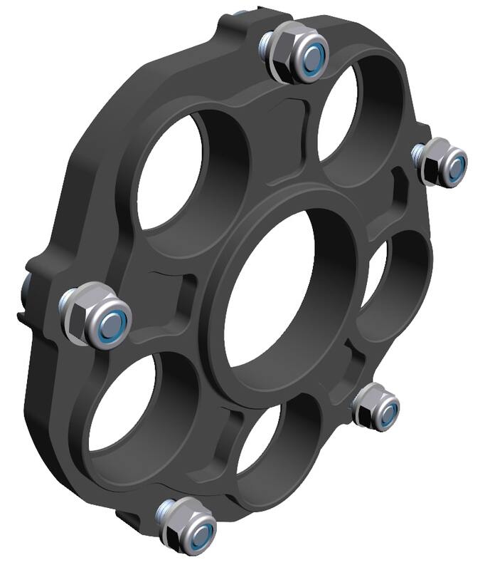 AFAM Rear Sprocket Carrier - Type 51608/51607 Figure 1